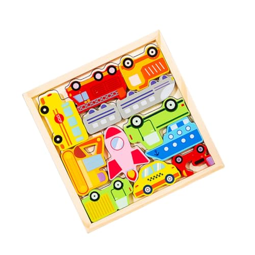 CORHAD Holzpuzzle für Kleinkinder Lernspielzeug Verkehrsmittel Kindersicher Abgerundete Kanten Pädagogisches Steckspiel Fördert Feinmotorik und Kognitive Entwicklung Geschenk für Ab CORHAD Holzpuzzle für Kleinkinder Lernspielzeug Verkehrsmittel Kindersicher Abgerundete Kanten Pädagogisches Steckspiel Fördert Feinmotorik und Kognitive Entwicklung Geschenk für Ab von CORHAD
