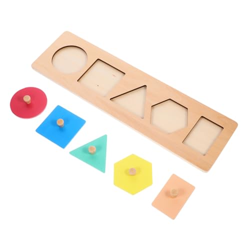 CORHAD Holzspielzeug Geometrische Formen Steckpuzzle für Kleinkinder Montessori Lernspielzeug zur Feinmotorik Wahrnehmung und Kognitive Entwicklung Eltern Junge Mädchen Interaktion CORHAD Holzspielzeug Geometrische Formen Steckpuzzle für Kleinkinder Montessori Lernspielzeug zur Feinmotorik Wahrnehmung und Kognitive Entwicklung Eltern Junge Mädchen Interaktion von CORHAD