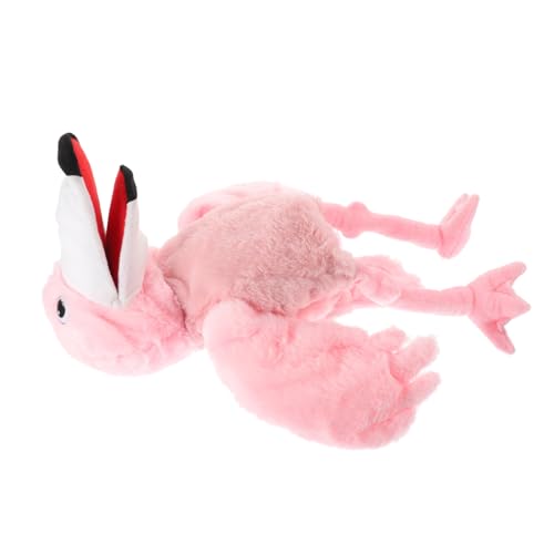 CORHAD Interaktive Handpuppe Flamingo Aus üsch Niedliches Erzählspielzeug Für Ideal Für Rollenspiele Und Kreative Geschichten von CORHAD