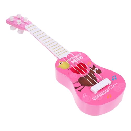 CORHAD Kinder Gitarre Kind Gitarre Musikinstrumentenmodell Gitarrenspielzeug Für Kinder Kinder-Ukulele-Spielzeug Junge Spielzeug Musikinstrumente Für Kleinkinder Plastik von CORHAD