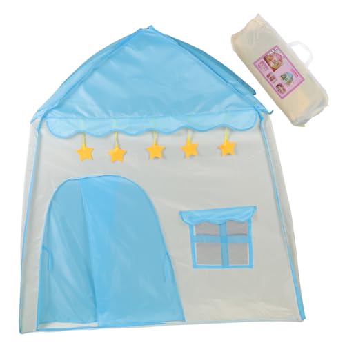 CORHAD Kinderspielhaus kinderzelt Tent Kinder zelte kinderwagrn Kinderzimmer Mädchen Spielzeug Spielzelt für Kleinkinder Mädchenspielzeug Zelt Schloss Spielzelt Blue von CORHAD