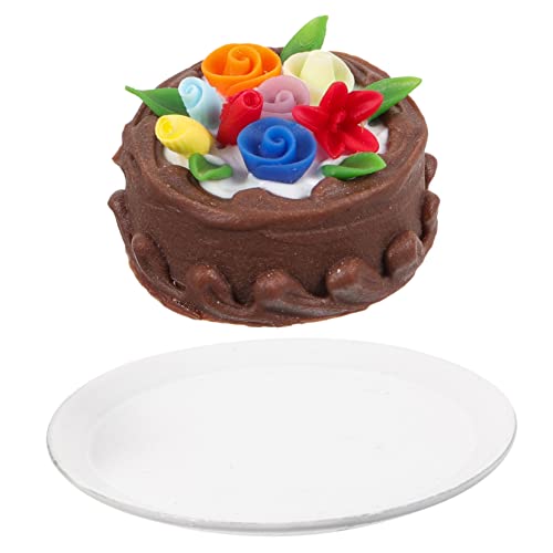 CORHAD Mini Fake Cake Künstliches Dessert Modell Für Fotografie Hochzeitsdekoration Und Tischdeko Vintage Miniatur Kuchen Requisiten Für Puppenhaus Und Deko von CORHAD