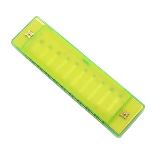 CORHAD Kunststoff Mundharmonika Musikspielzeug für Anfänger Pädagogisches Musikinstrument Grün Kompakt und Leicht für Blues Folk Pop Lernen CORHAD Kunststoff Mundharmonika Musikspielzeug für Anfänger Pädagogisches Musikinstrument Grün Kompakt und Leicht für Blues Folk Pop Lernen von CORHAD