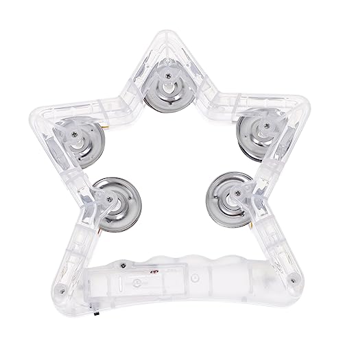 CORHAD LED Leuchtendes Tamburin mit Fünfzackigem Stern Robustes Musikinstrument für Erwachsene Batteriefreies Partyspielzeug für Ktv Schule Festival und Sportveranstaltungen CORHAD LED Leuchtendes Tamburin mit Fünfzackigem Stern Robustes Musikinstrument für Erwachsene Batteriefreies Partyspielzeug für Ktv Schule Festival und Sportveranstaltungen von CORHAD