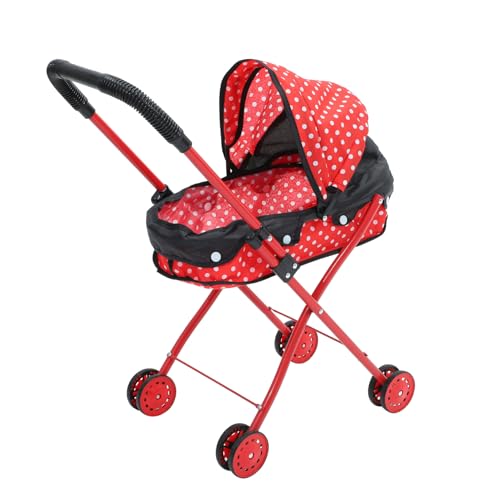CORHAD Leichter Puppenbuggy mit Weichem Griff Klappbar Tragbar für Bewegliches Puppenwagen zum Rollenspiel und Reisen Geeignet für Mädchen und Kleinkinder CORHAD Leichter Puppenbuggy mit Weichem Griff Klappbar Tragbar für Bewegliches Puppenwagen zum Rollenspiel und Reisen Geeignet für Mädchen und Kleinkinder von CORHAD