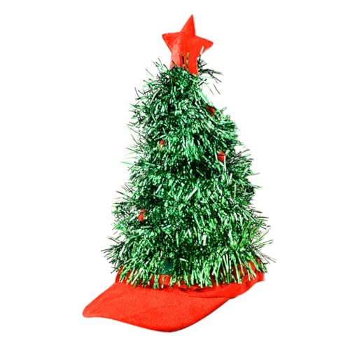 CORHAD Lustiger Weihnachtsbaum Hut Für Partys Neuheit Anzieh Cosplay Kostümhut Für Erwachsene Weihnachtsmütze Im Tannenbaum Design Für Festliche Anlässe Und Feiern von CORHAD