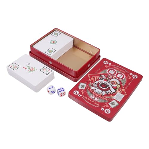 CORHAD Mahjong Karten Leichte Papierkarten im Chinesischen Stil Handlich und Kompakt für Reisen Partys und Zuhause Glatte Oberfläche Langlebig und Bequem zu Nutzen CORHAD Mahjong Karten Leichte Papierkarten im Chinesischen Stil Handlich und Kompakt für Reisen Partys und Zuhause Glatte Oberfläche Langlebig und Bequem zu Nutzen von CORHAD