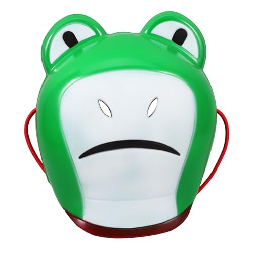 CORHAD Maske Frosch Cosplay Frosch Halloween Tier Voller Kopf Tier Cosplay Tiere Maskerade Partydekorationen Partybedarf Bauchmuskeln von CORHAD