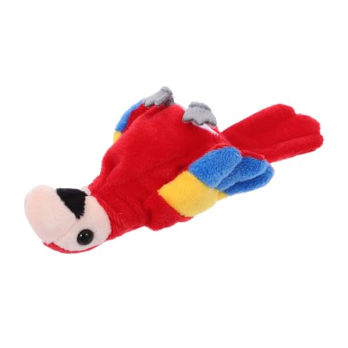 CORHAD Mini Papagei Fingerpuppe Realistisches Vogel Tier Handpuppenspielzeug Zum Geschichtenerzählen Interaktives Spiel Handpuppe Bezauberndes Kleines Papageien Handpuppen von CORHAD