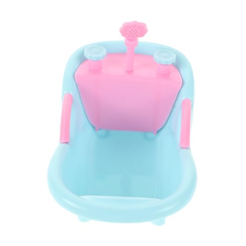 CORHAD Mini-badewanne Badewanne Für Babypuppen Miniatur-badespielzeug Babydoll-badewanne Mini-puppenbadewanne Miniatur-badewanne Miniatur-puppenhaus-Badezimmer Winzige Badewanne Plastik von CORHAD