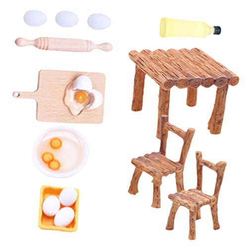 CORHAD Miniatur Möbelset Für Puppenhäuser 1 Set Mini Stuhlmodelle Und Back Requisiten Ideal Dollhouse Zubehör Für Kreative Spielwelten Und Dekoration Perfekt Für Miniatur Küchen von CORHAD