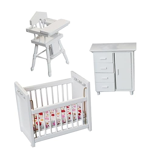 CORHAD Miniatur Puppenschlafzimmer öbel Set Rollenspielspielzeug Für Kinder Puppenhaus öbel Im Kompakten Design Ideal Für Kreative Spielstunden von CORHAD