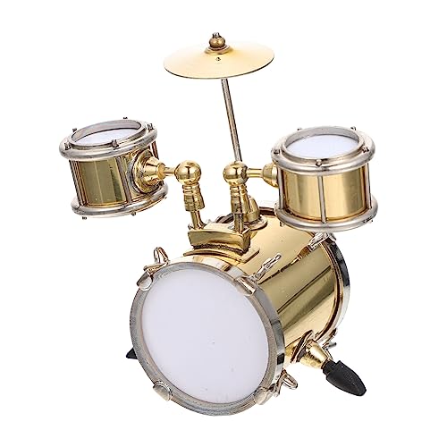 CORHAD Miniatur Schlagzeug Modell Musikinstrument Kreatives Geschenk Pädagogisch Dekoration für Kinderzimmer Geeignet für Junge Mädchen und Jungen CORHAD Miniatur Schlagzeug Modell Musikinstrument Kreatives Geschenk Pädagogisch Dekoration für Kinderzimmer Geeignet für Junge Mädchen und Jungen von CORHAD