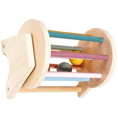 CORHAD Montessori Holzspielzeug Textile Trommel Lernspielzeug für Robustes Motorikspielzeug Wahrnehmung und Kognition Ab Babyalter CORHAD Montessori Holzspielzeug Textile Trommel Lernspielzeug für Robustes Motorikspielzeug Wahrnehmung und Kognition Ab Babyalter von CORHAD