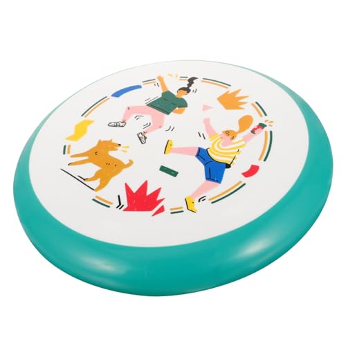 CORHAD Outdoor Fliegende Wurfscheibe TPE PP Material Grün Kante Verschleißfestes Kinderspielzeug für Draußen Rundes Interaktives Wurfspiel zur Motorischer Fähigkeiten und Familienzeit CORHAD Outdoor Fliegende Wurfscheibe TPE PP Material Grün Kante Verschleißfestes Kinderspielzeug für Draußen Rundes Interaktives Wurfspiel zur Motorischer Fähigkeiten und Familienzeit von CORHAD