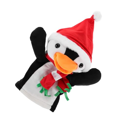 CORHAD Pinguin Handpuppe Spielzeug Spielzeug Fingerpuppen Tier Fingerpuppe Spielzeug Handpuppen Für Erwachsene Schneemann Stofftier Tier Plüsch Handpuppen Schneemann Spielzeug Stoff von CORHAD