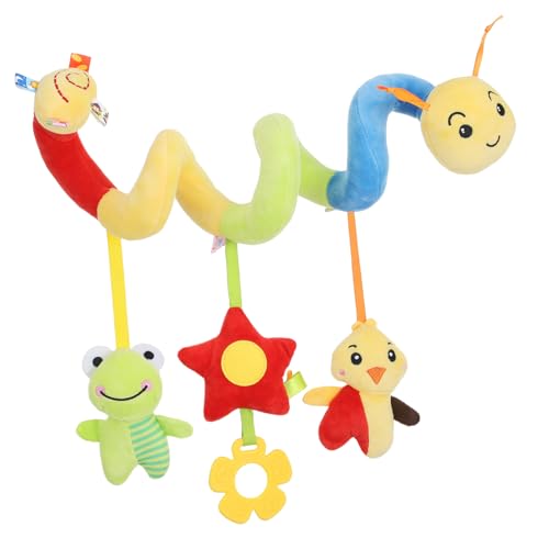 CORHAD Plüsch Spirale mit Rassel Babywagen und Kinderbett Aufhänger Vielseitig Einsetzbar Sicher Befestigt Fördert Hörentwicklung und Babyunterhaltung CORHAD Plüsch Spirale mit Rassel Babywagen und Kinderbett Aufhänger Vielseitig Einsetzbar Sicher Befestigt Fördert Hörentwicklung und Babyunterhaltung von CORHAD