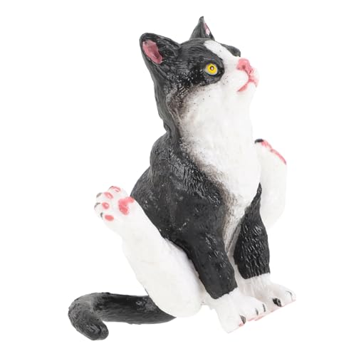 CORHAD Realistische Katzenfigur Spielzeug PVC Katzenstatue Simulation Katzentiermodelle für Wohnkultur von CORHAD