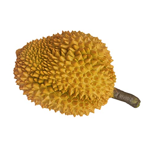 CORHAD Simulation Durian Fruchtspielzeug Gefälschtes Obstspielzeug Ananas Vitrinendekor Form-Frucht-Ornament Mini-obstspielzeug Tischminiaturen Obst-Requisite Desktop-dekor Brown Plastik von CORHAD