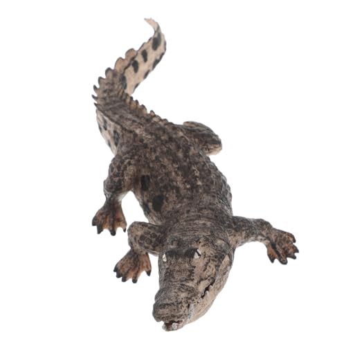 CORHAD Simulation Krokodil Actionfigur Spielzeug Gefälschter Alligator Stofftier Alligator Spielzeug-alligatoren Für Kinder Alligator Hundespielzeug Alligatorpuppe Alligatorstatue PVC von CORHAD