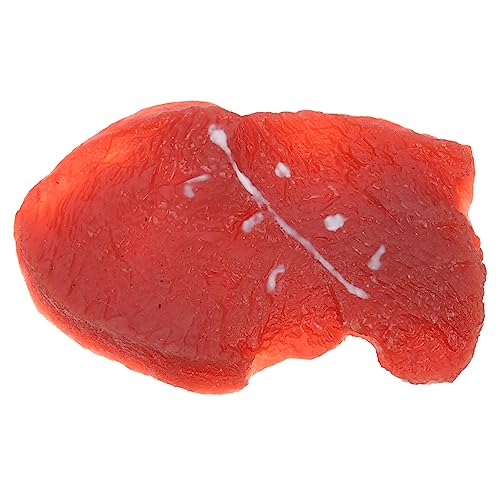 CORHAD Simulation Von Rindfleischscheiben Künstliches Fleischspielzeug Gefälschtes Gekochtes Frisches Rindfleisch Essen Spielen Ausstellungsmodell Für Künstliche Steaks Essen Vorgeben PVC von CORHAD