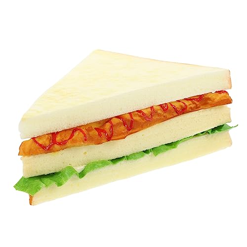 CORHAD Simulations-Sandwich küchendekoration zabawki stymulujące rozwój Bäckerei Brotdekoration Lebensmittel-Display-Modell Brotspielzeug vorgeben Künstliche Sandwich-Essensstütze Pu von CORHAD