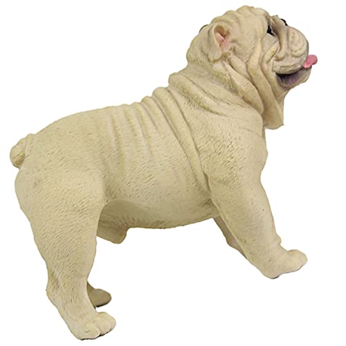 CORHAD Kinderfreundliche Bulldogge Figur Realistisches Hundemodell Aus Stehende Hundedekoration Für Kinderzimmer Und von CORHAD