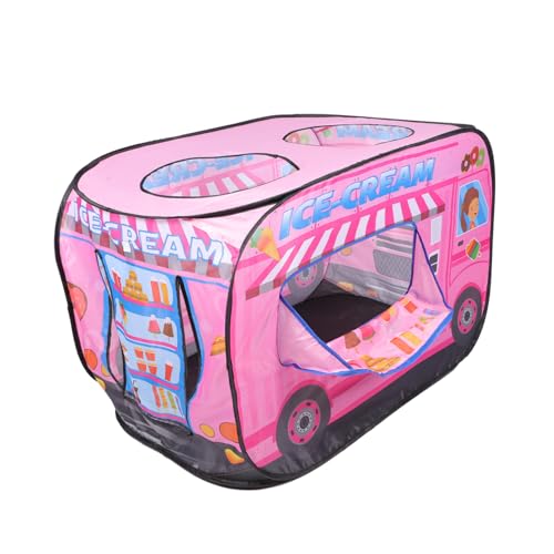 CORHAD Spielzelt Eiswagen für Drinnen und Draußen Bunte Eiscreme Form Einfach zu Verstauen Privater Spiel Ruhebereich Geeignet für Jungen und Mädchen CORHAD Spielzelt Eiswagen für Drinnen und Draußen Bunte Eiscreme Form Einfach zu Verstauen Privater Spiel Ruhebereich Geeignet für Jungen und Mädchen von CORHAD