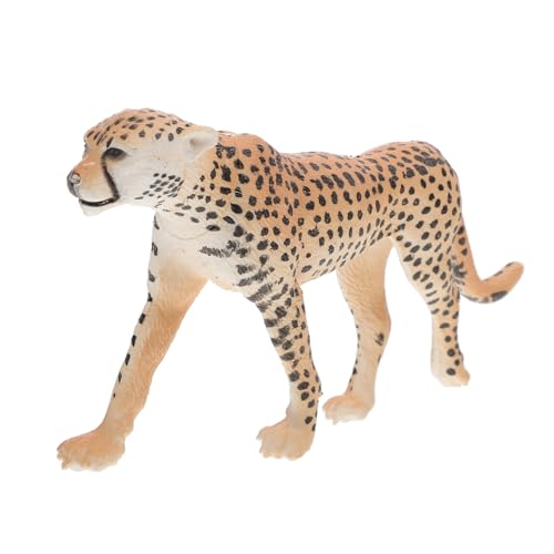 CORHAD Spielzeug Für Die Frühe Bildung Von Tieren Leoparden-tierfigur Simulations-leopardenmodell Tiere Spielzeug Lebensechtes Wildtierspielzeug Lernspielzeug Für Wildtiere Tiermodell PVC von CORHAD