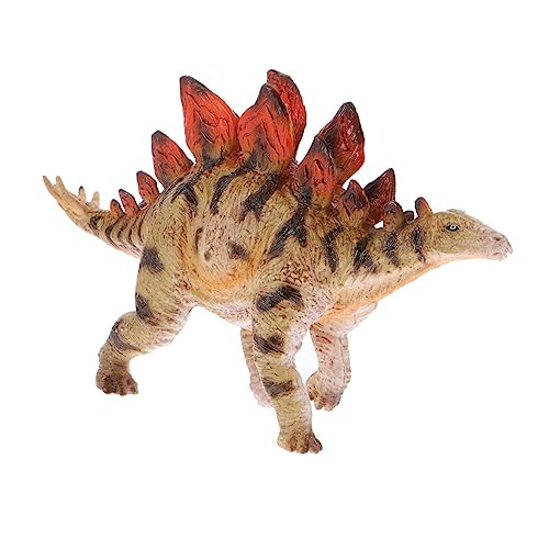 CORHAD Stegosaurus-Modell hühner Spielzeug kinderknallzeug gartendeko Dinosaur Model Figuren für Kinder Tiermodell Kinderspielzeug Dinosaurier-Ornamente Dinosaurier-Dekor Plastik rot von CORHAD