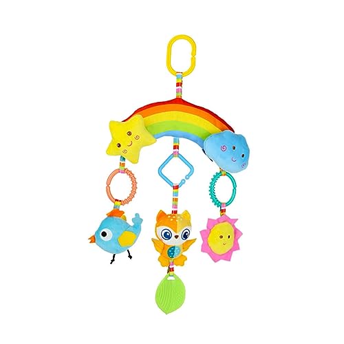 CORHAD Tier Bett Glocke Animal Toys Tier Musikspielzeug für Babys schönes Schlafspielzeug Spielzeuge Plüschtier babybett zum aufhängen Kinderbett Anhänger Kieselgel von CORHAD