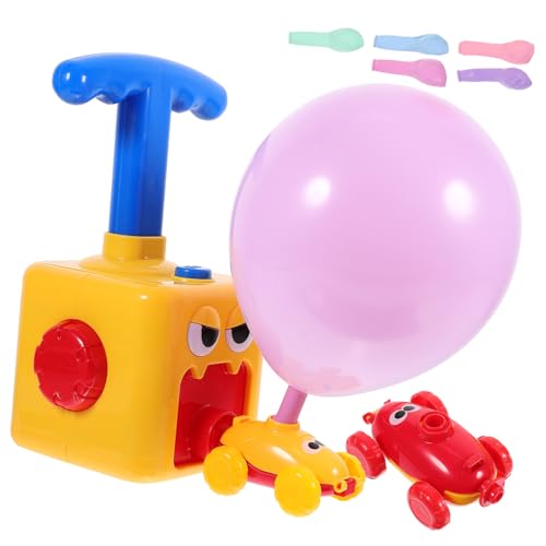 CORHAD Trägheitsauto Spielzeug für Kinder Spielzeug für Mädchen Power-Ballon-Auto-Spielzeug Ballonauto Kinder puppenwagen kinderspielzeug Auto Kinderautospielzeug Babyautospielzeug Yellow von CORHAD