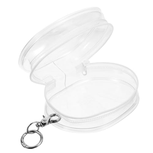 CORHAD Transparente Babytasche Outdoor-puppenhalter Puppentasche Schlüsselanhänger Tragen Transparente Figuren-präsentationstasche Taschen Mini-sammlerstück-Display Minifigur Plastik Weiß von CORHAD