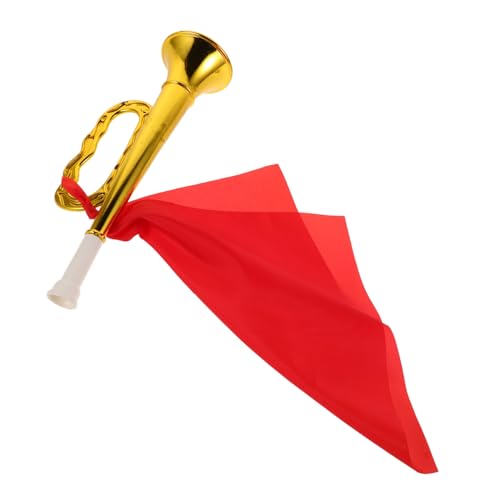 CORHAD Trompete aus Kunststoff mit Rotem Band Ergonomisch Geformt für Kleine Hände Geräuschvoller Noise Maker für Party Favors und Musikalische bei Kindern CORHAD Trompete aus Kunststoff mit Rotem Band Ergonomisch Geformt für Kleine Hände Geräuschvoller Noise Maker für Party Favors und Musikalische bei Kindern von CORHAD