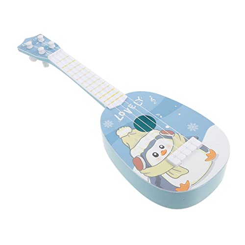 CORHAD Ukulele Für Kinder Anfängerinstrument Lernspielzeug Für Kleinkinder Junge Babyspielzeug Gitarren-Ukulele-Spielzeug Mini-musikspielzeug Kinder Gitarre Mini-gitarrenspielzeug Plastik von CORHAD