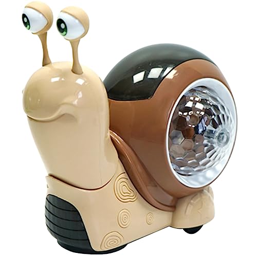 CORHAD Wedelnde Nickende Schnecke Mädchen Spielzeug Krabbelschnecke Als Babyspielzeug Spielzeug Babyspielzeug 6 Monate Alt Schnecken-babyspielzeug Spielzeuge Abs Light Brown von CORHAD