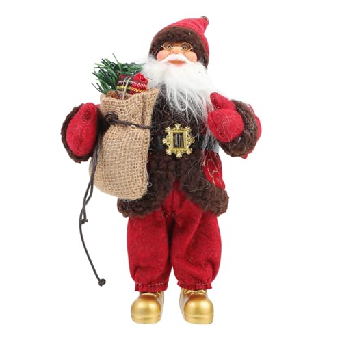 CORHAD Weihnachtspuppe weihnachtliche stehende weihnachtsmannfigur stehende weihnachtsmann weihnachtsfigur weihnachtsdeko Weihnachts Figuren Weihnachtsmann-Figur Weihnachtsmannstatue PVC von CORHAD