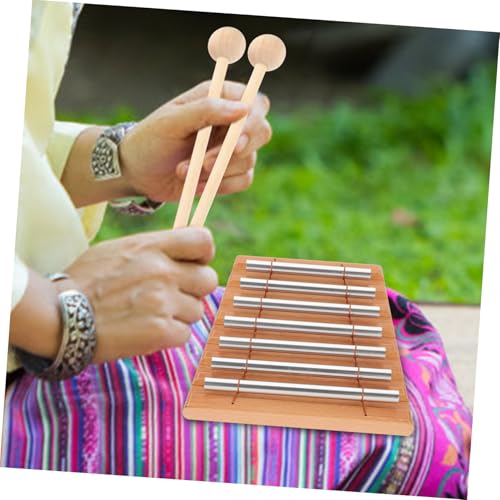 CORHAD Windspiel Schlaginstrument mit Holzschlägel Musikalisches Klassenzimmer Klangstab für Langlebiges Metall Holz Material Fördert Musikliebe und Hörvermögen CORHAD Windspiel Schlaginstrument mit Holzschlägel Musikalisches Klassenzimmer Klangstab für Langlebiges Metall Holz Material Fördert Musikliebe und Hörvermögen von CORHAD