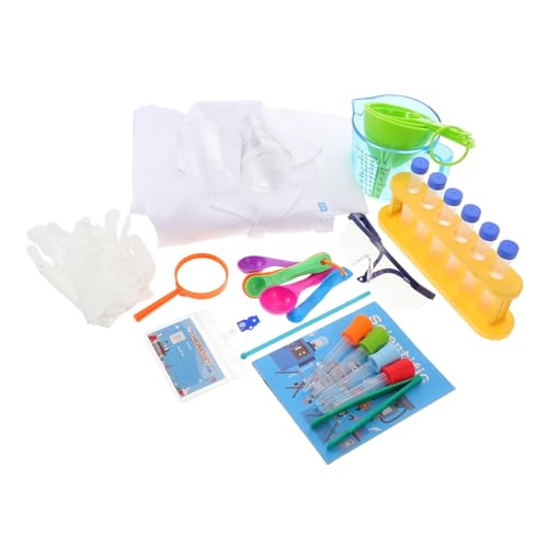 CORHAD Wissenschaft Experimentierkasten mit Laborzubehör für Kreative Chemieprojekte Fördert Praktische Fähigkeiten und Fantasie für Schule Party und Rollenspiel Zufällige Farbe CORHAD Wissenschaft Experimentierkasten mit Laborzubehör für Kreative Chemieprojekte Fördert Praktische Fähigkeiten und Fantasie für Schule Party und Rollenspiel Zufällige Farbe von CORHAD