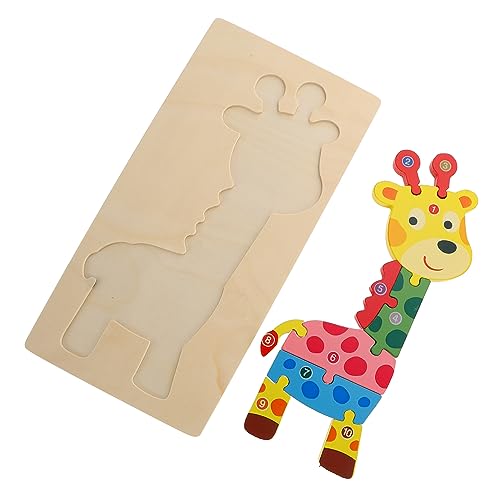 CORHAD Ziffernhafte Passende Puzzle-Puzzle-Puzzle-Karikatur-Tier-Giraffen-Puzzle-Puzzle von CORHAD