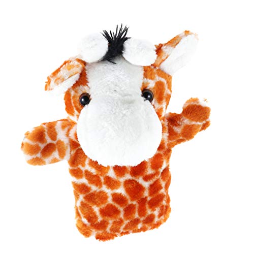 CORHAD üsch Giraffe Handpuppe Für Weiches Geschichtenerzählen Cartoon Design Ideal Für Rollenspiele Und Kreative Lernmomente Perfekt Für Babys Und Kleinkinder von CORHAD