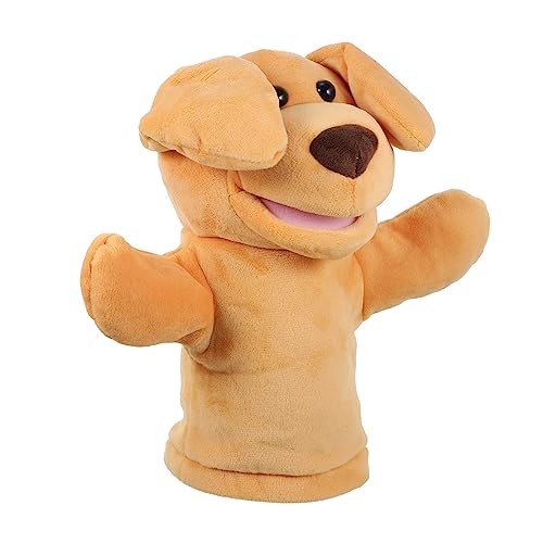 CORHAD üschtier Handpuppe Hund Weiches Stofftier Spielzeug Für Kinder Interaktive Handspielpuppe Für Rollenspiele Kuscheliges Spielzeug Für Jungen Und ädchen Ab 3 Jahren von CORHAD