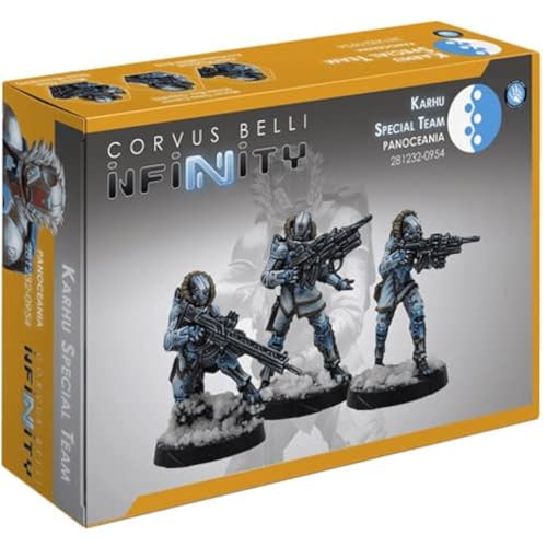 Corvus Belli S.L.L. Infinity Miniatures – Infinity: PanOceania Karhu Special Team – kompatibel mit Infinity und anderen Tabletop-RPG TTRPG von Corvus Belli