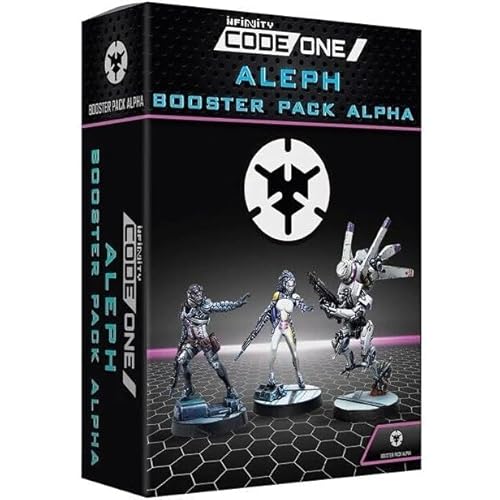 Infinity: CodeOne: Aleph Booster Pack Alpha - Unpainted Miniature by Corvus Belli - Kompatibel mit Infinity und anderen Tabletop RPG TTRPG von Corvus Belli