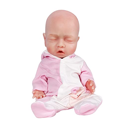 COSDOLL Silikon Reborn Puppe Junge - 38cm Lebensechte Babypuppen Kinderpuppe Baby Puppen, Geschenk für Jungen, Mädchen, Kinder 6+ von COSDOLL