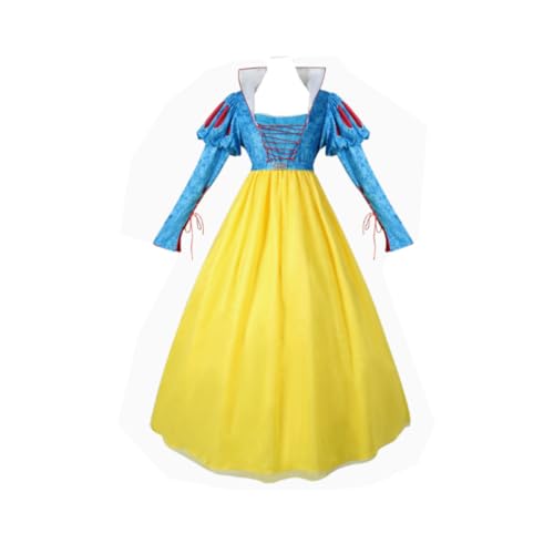 COSDREAMER Damen Prinzessin Belle Kleid Kostüm Halloween Film Cosplay Party Ballkleid von COSDREAMER