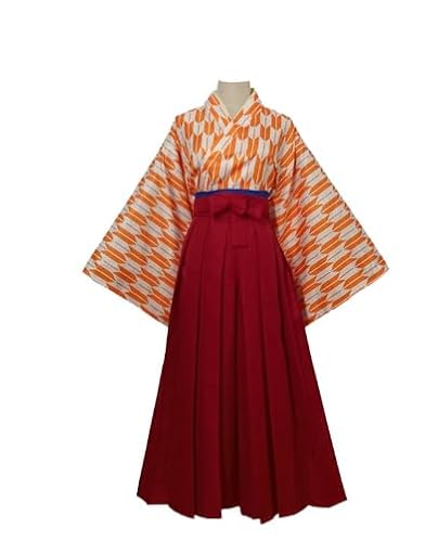 COSDREAMER Herren-Kimono-Bademantel, Tongma-Comics-Geisha, japanisches Yukata-Rüschen-Top, Hosenset, C, S von COSDREAMER