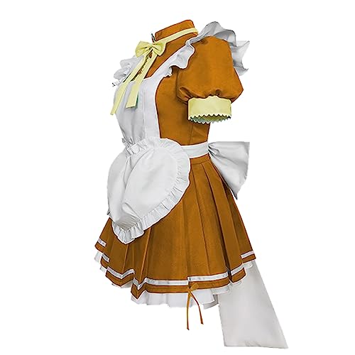 COSDREAMER Japanisches Anime Cosplay Lolita Kostüm Halloween Dienstmädchen Kleid Set für Frauen von COSDREAMER