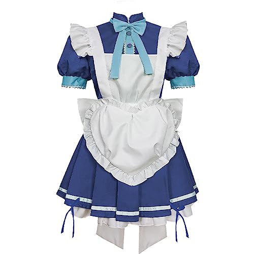 COSDREAMER Japanisches Anime Cosplay Lolita Kostüm Halloween Dienstmädchen Kleid Set für Frauen von COSDREAMER