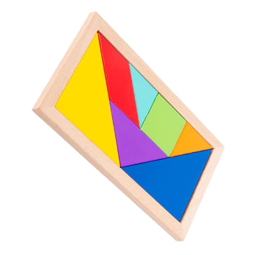 1 Satz Puzzle-Spielzeug Aus Holz Entwicklungsspielzeug Kinder Rätsel Kinder Spielset Rätsel Kleinkind Puzzle-Spielzeug Für Kinder Kidcraft-spielset Colorful Bambus COSMEVIVI von COSMEVIVI